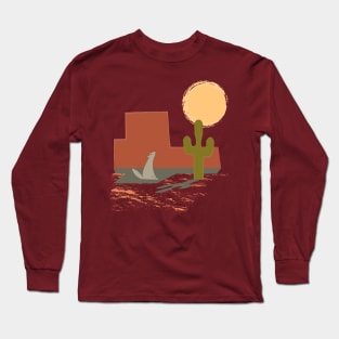 Lispe Desert Shade Long Sleeve T-Shirt